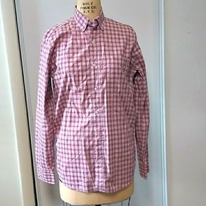 Collared greens button down shirt